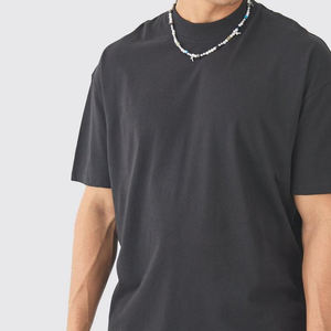 High Quality Hot Sale Custom Logo 100% Cotton Crew, Fitness Puff Printing <b>Tshirt</b> Men Breathable Thick Oversize Crew Neck T Shirt - Product Image 5