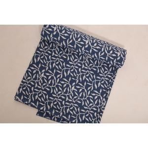 Blue Indigo Printed Cotton Fabric Handmade Indian Textile <b>for</b> Garments Quilting Home Decor and Crafts - Product Image 3