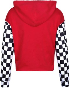 Custom Winter Pullover Hoodie Women Casual <b>Long</b> Sleeve <b>Black</b> Crop <b>Top</b> Front Loose Hoodies sublimation New Classic Breathable - Product Image 5