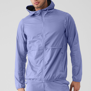 Hot Sale <b>Men</b> Tight Fit Running <b>Jacket</b> Light Weight Breathable Fabric High Quality Sport Wear <b>Cycling</b> <b>Jackets</b> windbreak <b>jacket</b> - Product Image 2