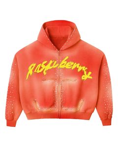 Sweat à capuche zippé personnalisé streetwear premium, coupe oversize unisexe, en molleton doux et épais, idéal pour l'hiver, fabrication OEM/ODM, vente en gros - Product Image 4