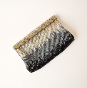 Magnifique pochette de soirée perlée faite à la main, sac de créateur de luxe, sac de mode pour cadeau de mariage, collection femme - Product Image 3
