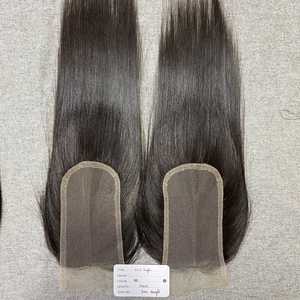 Peluca vietnamita 100% HD con cierre frontal de encaje, lisa, con base de espuma y cabeza de maniquí # Cabello 1B con Cutícula Alineada, Precio de Fábrica - Product Image 2