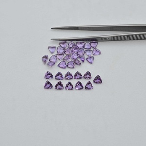 5mm Natural púrpura Brasil amatista facetado trillón excelente corte suelto piedras preciosas joyería mayorista fabricante a costo de fábrica - Product Image 1