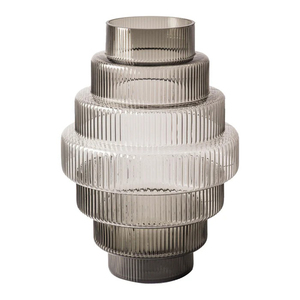 แจกันแก้วดีไซน์ทันสมัย หนา ทนทาน สำหรับตกแต่งบ้านและสำนักงาน - Product Image 3