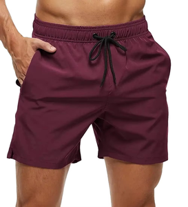 Shorts de plage sur mesure avec tissu à séchage rapide, poches zippées et doublure en mesh, 100% polyester, fabriqués au Pakistan - Product Image 6
