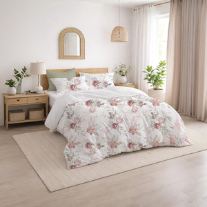 Ensemble de housse de couette en coton minimaliste, ultra douce, avec coutures durables et lavable en machine - Product Image 2