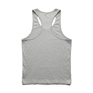 Custom LOGO Cotton Spandex Men's Gym Tank <b>Top</b> Blank Solid Silk Screen Printing Knitted Breathable Quick Dry Athletics Fit Design - Product Image 3