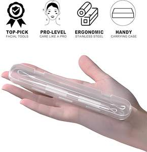 Extracteur de points noirs et d'acné de haute qualité en acier inoxydable – Outil d'extraction des comédons - Product Image 5