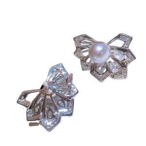 ต่างหูมุกเทียมสีเทาขนาด 5-6 มม. ประดับด้วยมุกแบบไมโครอินเลย์ งานแฮนด์เมดสุดหรู สไตล์เรโทร สำหรับผู้หญิง แฟชั่นสุดฮิต - Product Image 5