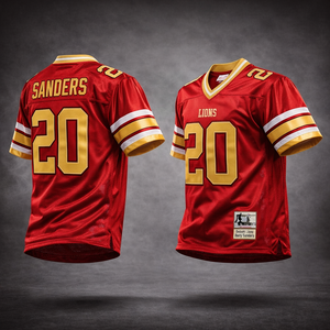 Servicios OEM de Fábrica, Ropa Deportiva Transpirable de Manga Corta, Uniformes de Equipo, Impresión en Grandes Cantidades, Camisetas de Fútbol Americano de Secado Rápido - Product Image 2