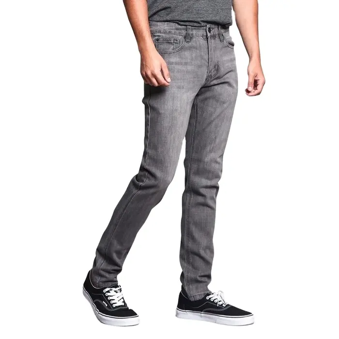 Pantalons pour hommes de la meilleure qualité Jeans pour hommes personnalisés Jeans pour hommes déchirés à la mode avec trou déchiré Pantalon skinny en denim Nouveau design Exportation de BD Jean