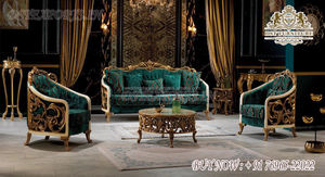 Elegante juego de sofás de 7 plazas para sala de estar, juego de sofás pulidos blancos modernos para el hogar, muebles de sala de estar de aspecto moderno - Product Image 5