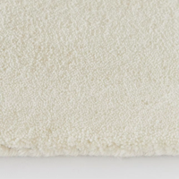 Tapis tufté doux couleur ivoire – Tapis moelleux moderne et minimaliste pour salon, chambre et décoration intérieure