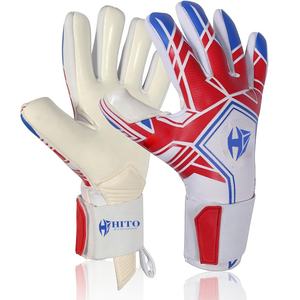 Gants de gardien de but professionnels personnalisés au design dernier cri, contact de la paume avant en latex, dos en silicone imprimé, coupe négative, enveloppe du pouce - Product Image 5