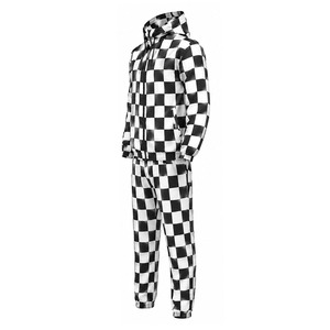 Ensemble coupe-vent à capuche pour homme, veste et pantalon en polyester imprimé, vêtements de sport personnalisés, entraînement, fitness, jogging, extérieur, léger - Product Image 4