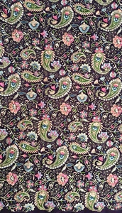 Tela de Lujo Premium con Bordado de Lentejuelas y Hilo Resham, Georgette Sintética, Multihilo, 75 GSM, Ancho 44 - Product Image 4