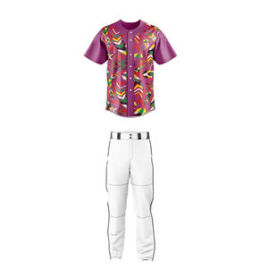 Uniformes de Béisbol Juveniles al por Mayor, Nuevos, Lisos, Personalizables con Sublimación, Transpirables y con Opciones de Tallas Grandes, Estilo Conjunto para Equipos - Product Image 5