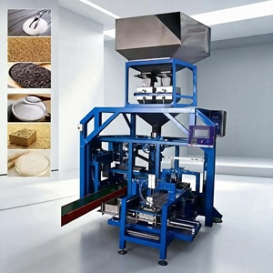 Máquina Automática para Empacar Productos Agrícolas de 1kg-5kg, para Arroz, Granos, Semillas, Fertilizantes, con Sistema de Llenado y Sellado Automático de Múltiples Bolsas y HMI - Product Image 1