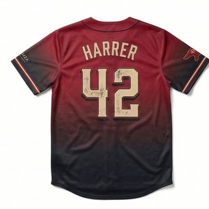 Maillot de baseball moderne pour le sport, vêtement de sport respirant, imprimé par transfert thermique, uniforme d'équipe athlétique MALUZA INDUSTRIES - Product Image 3