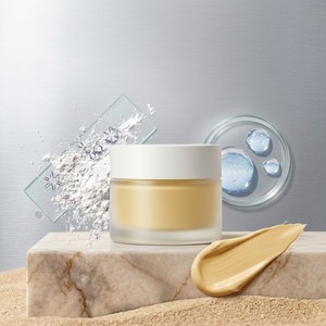 Protector Solar Mineral SPF30 con Óxido de Zinc y Ácido Hialurónico, Crema Solar Facial 30g, Botella de Vidrio, MOQ 350 - Product Image 5