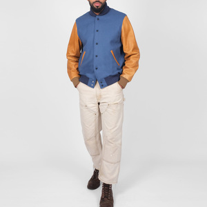 Stylish Varsity <b>Jacket</b> For <b>Man</b> Modern College Fashion Trendy Streetwear Comfortable <b>Warm</b> Winter Coat - Product Image 1