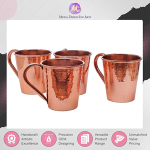 Exportador Mundial que Suministra Vasos para Bebidas de 18 oz, Tazas para Servir Cócteles y Bebidas, Taza Mule Sólida con Asa de Cobre a Bajo Precio - Product Image 3