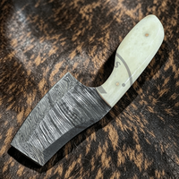 Couteau de boucher vintage en acier Damas fait main, petit hachoir, couteaux de cuisine écologiques haut de gamme, fournisseur en gros B2B KNIVES