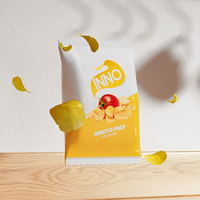 Sachets bonbons hautement personnalisés pochette oreiller Mylar popcorn chips snacks INNORHINO