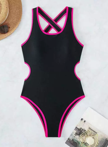 <span class=keywords><strong>Maillot</strong></span> de <span class=keywords><strong>bain</strong></span> une pièce <span class=keywords><strong>Arena</strong></span> One Big Logo pour femme, séchage rapide, tissu écologique MaxLife en polyester recyclé, motif floral, Maximum - Product Image 3