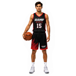 Uniforme de Baloncesto Ligero de Primera Calidad, Secado Rápido, Mejor Precio, Impresión de Logotipo Personalizada, Uniforme de Baloncesto Sublimado - Product Image 1
