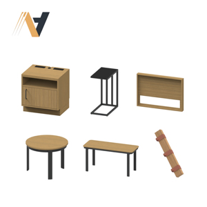 Juego de Muebles para Hoteles, Incluye Cama, Escritorio y Armario para Habitaciones de Huéspedes de Hampton by Hilton, de Fábrica - Product Image 4