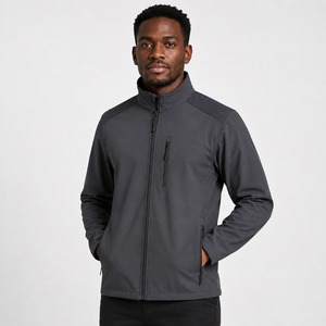 <b>Mens</b> Soft Shell <b>Jacket</b> Breathable Flexible Material Durable Construction Lightweight Design Ideal <b>for</b> <b>Cycling</b> Hiking Running - Product Image 6