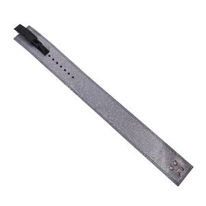 Ceintures de musculation à levier respirantes en cuir de vachette, épaisseur 10 mm, boucle à levier en aluminium, logo personnalisable, service OEM/ODM, fitness - Product Image 2