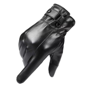 Gants d'hiver en cuir élégants et de haute qualité du Pakistan, confortables et au style sobre pour une utilisation décontractée - Product Image 1