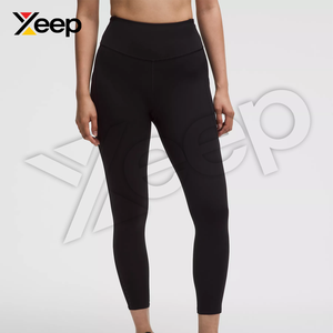 Leggings Deportivos para Mujer, Largos, Sólidos, Duraderos, con Paneles Frontales XC-WL-17, Transpirables, de Secado Rápido, Cintura Elástica, Sencillos - Product Image 3