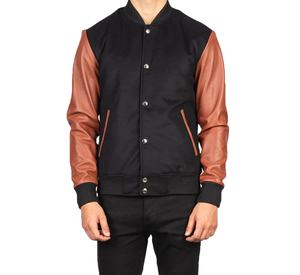 Chaqueta Letterman Exclusiva de Diseñador, Elegante y Cómoda para Hombre, Estilo Vintage Holgado para Chicago, Chaqueta Varsity de los Bulls - Product Image 1