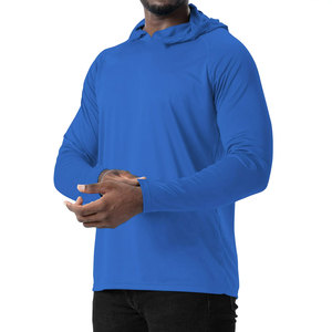 Sweat à capuche de pêche pour homme, respirant, 100 % polyester, séchage rapide, protection UPF 50+, avec logo personnalisé - Product Image 3