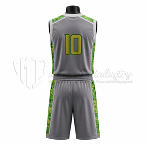 Fabricante de Uniformes de Baloncesto Personalizados, Conjunto de Camisetas de Baloncesto Sublimadas, Ropa Deportiva de Baloncesto con Camuflaje Digital para Equipos - Product Image 2