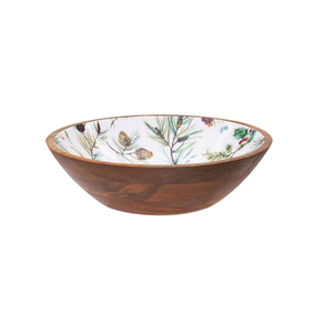 Tazón de Madera de Acacia con Técnica de Pulido, Estilo Americano, Personalizado para el Regreso a Clases, de Alta Calidad, Ecológico, para Servir Alimentos en el Hogar - Product Image 5