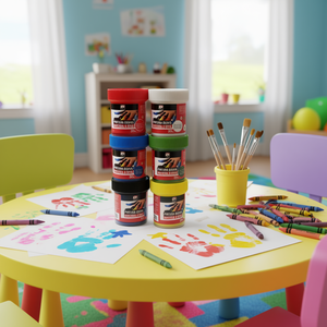 Peinture pour Doigts Macarons 50ML – Kit de Dessin pour Enfants – Jouets de Peinture au Doigt - Product Image 2