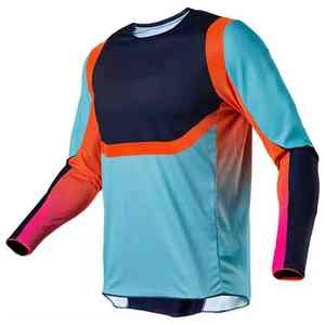 เสื้อเจอร์ซีย์มอเตอร์ครอสกันลมรุ่นใหม่ล่าสุดสำหรับผู้ชาย  สำหรับขี่มอเตอร์ไซค์กลางแจ้ง  พร้อมลายพิมพ์สำหรับการแข่งขันมอเตอร์ไซค์ - Product Image 3