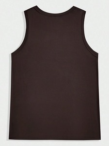 Camiseta sin Mangas para Hombre, Venta Directa de Fábrica, Colores Sólidos, Alta Calidad, Ligera, para Gimnasio y Ejercicio - Product Image 5