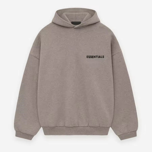 Prêt à l'emploi : Ensemble sweat à capuche et pantalon de survêtement en satin crocheté, motif lettres, essentiel pour l'hiver, 370 grammes, coupe classique, en laine peignée écologique, séchage rapide - Product Image 2