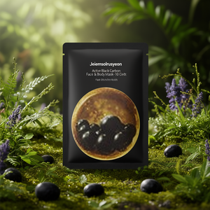 Masque visage et corps au charbon noir actif Jeiemsolrusyeon - 10 feuilles - Product Image 3