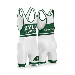 Sublimated Wrestling Singlet Custom Name and Number Logo Team Colors Custom Design Wrestling Uniform Wholesale - Product Image 4