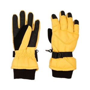 Gants de ski d'hiver pour hommes et femmes avec sangle de poignet, gants de football de sécurité pour sports de plein air en cuir - Product Image 5