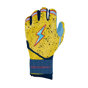 Guantes de Bateo de Béisbol para Adultos, Nuevo Diseño, Logotipo Personalizado, Cierre de Velcro Unisex, Ligeros, 100% Cuero, Gran Venta - Product Image 2