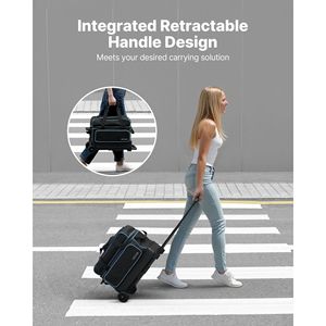 Borsa per 2 Palle da Bowling con Ruote e Scomparto Separato per Scarpe fino alla Taglia US 16 - Product Image 6