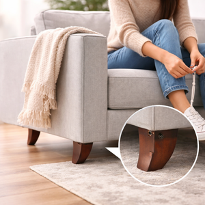 Walnut Finish Wooden Furniture Legs for Couch <b>Chair</b> Cabinet and Bedroom Furniture Design - Product Image 5